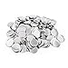 Mophorn Button Maker 1Inch 75mm Button Maker Machine 500Pcs School DIY Button Badge Make with Button Parts(500Pcs Button Parts)