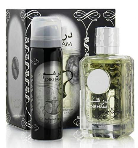 Dirham-Silver-Ard-Al-Zaafaran-Unisex-Perfume-Spray-EDP-100ML-Deodorant-Gift