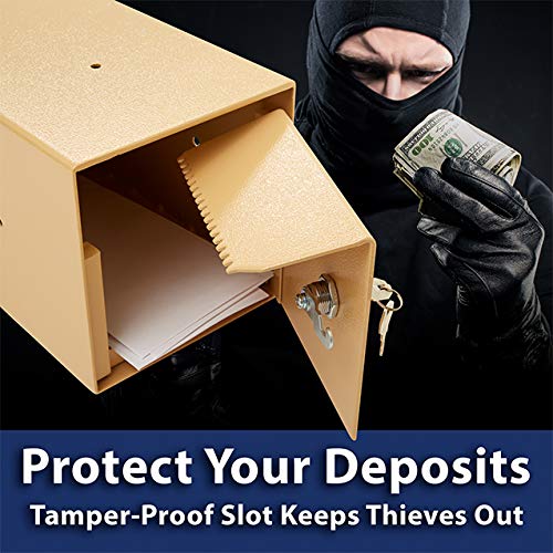 Mountable Cash Drop Box with TamperProof Slot. Hardware Included