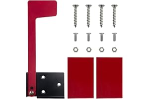Professional Mailbox Flag Replacement Durable Galvanized Steel Kit Easy Installation No Tools Required Stick Red for Wall & P