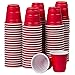 120ct Mini Red Cups 2oz Plastic Disposable Shot Glasses Party Shooter Beer Pong Jello