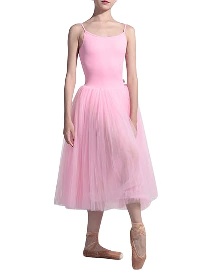 besbomig Damen Tanzkleid Ballettkleid Tanzkleider - Ballett Tutu Kostüm Trikot Ballettkleidung Leotard Kleider Ballerinas Kle