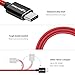 Braided USB Type C Cable, BlitzWolf 6 ft Reversible USB 2.0 to USB-C Data and Charger Cord for Nexus 5X 6P, OnePlus 2, Nokia N1, Xiaomi 4C, Zuk Z1, Apple MacBook (6.6ft Black)