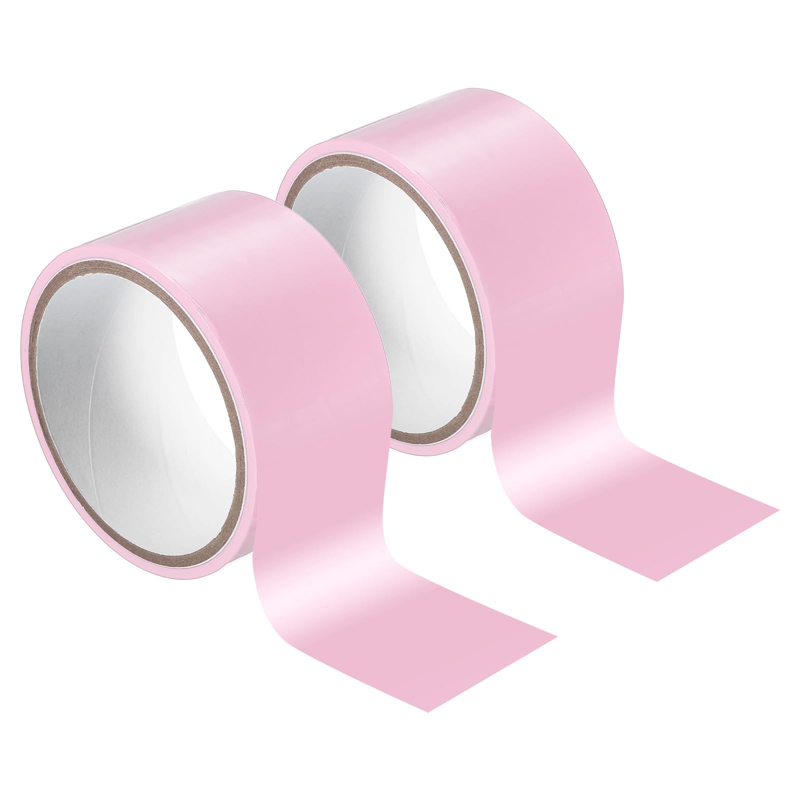 PATIKIL Non Stick Static Tapes 2 in x 33 Ft, 2 Roll Duct Tape for Organizing Cable Pink