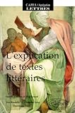 Image de L'Explication De Textes Literaires (French Edition)