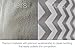 Fitted Baby Crib Sheet | Extra-Soft & Breathable Jersey Cotton Bedding Sheets for Infants, Babies or Toddlers | Anti-Pill Bedding | Cute Neutral Nursery Set for Boys/Girls (2 Pack, Stars/Zig Zags)