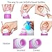 JinZeFa 5 Pack Leakproof Silicone Travel Bottles, 3 oz Portable Refillable Travel Containers, Squeezable Food-grade Silicone Travel Tube Sets, Cosmetic Toiletry Containers