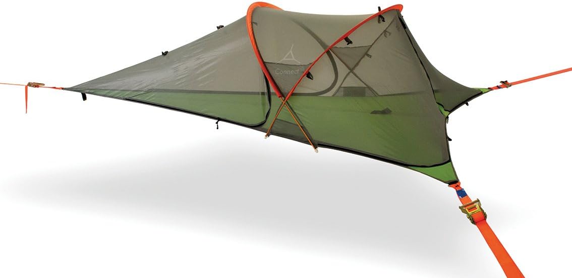 Tentsile CONNECT 2-Person Tree Tent – Two Person Tree House Tent Hammock - Durable, fully-portable, and completely insect-proof - removable rainfly, heavy duty ratchets and straps included