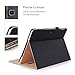 ProCase Galaxy TabPro S Case, Leather Stand Folio Case Cover for Galaxy TabPro S 12 inch 2-in-1 Tablet 2016, with Multiple Viewing Angles, Document Pocket (Black)