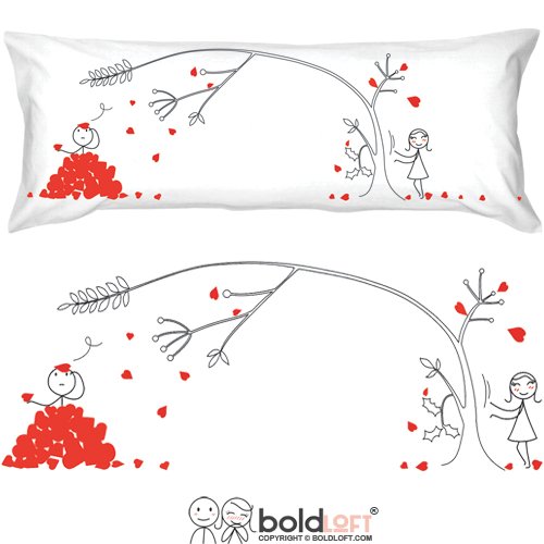 BOLDLOFT Love You Madly Body Pillowcase- Romantic Gifts for Boyfriend, Cute Gifts for Him or Her, Romantic Anniversary Gifts for Husband - Thumbnail 4