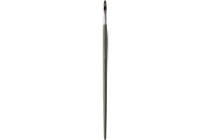 Escoda Modernista SeriesArtist Oil & Acrylic Long Handle Paint Brush, Bright/Shader, Size 8, Synthetic Mongoose