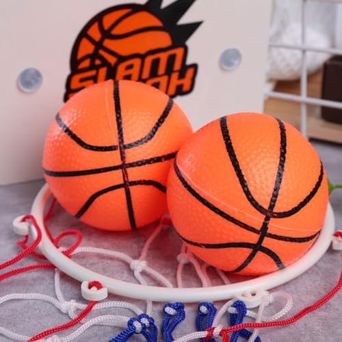 Shindel 4PCS Bathtub Basketball Hoop, Bath Toys Shower Toys for Kids Suction Cup Basketball Hoop Mini Basketball for Toddlers Gift