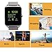 MSRM Smart Watch Bluetooth Touch Screen Flexible Band Unlocked Watch Cell Phone for Android Smartphones and iPhone (Silver)