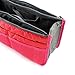 GEARONIC TM Lady Women Travel Insert Organizer Compartment Bag Handbag Purse Large Liner Tidy Bag - Hot Pink