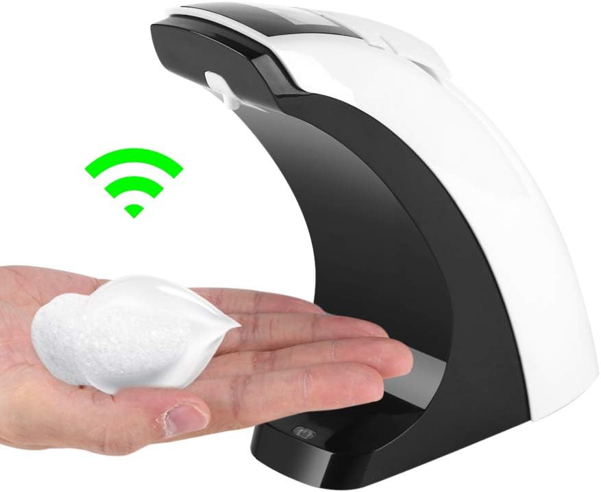 Borlai Auto Soap Dispenser 300ML Touchless LCD Liquid Sanitizer Dispenser for Bathroom Kitchen Hotel