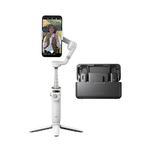 DJI Osmo Mobile Premium Vlogging Combo, 3-Axis Phone Gimbal