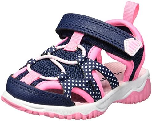 VIDA SHOES INTERNATIONAL Carter's Baby Zyntec Boy's and Girl's Athletic Sport Sandal, Navy, 6 M US Toddler