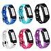 TECKMICO Garmin Vivosmart HR Bands,6PCS Colorful Replacement bands for Garmin Vivosmart HR,NO Tracker