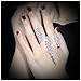 dnswez 925 Sterling Silver Cubic Zirconia Bridal Rings Sets Oval Cut CZ Engagement Rings Wedding Band for Women (Silver, 12)
