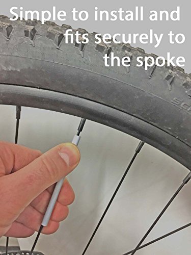 image for Jusmar USA Bicycle Spoke Reflectors, Jusmar Pack of 36 Bike Wheel Spok