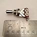 Chrome Electric Guitar 3 Way Toggle Switch Pickup Selector Switch with Brass Tip Knob