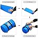 Koolsen Self-inflating sleeping pad for camping backpacking fishing and climbing,Lightweight Camping pad with pillow Blue