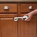 Safety 1st Secure Mount Cabinet Lock, 2 Count, Key Lock, White