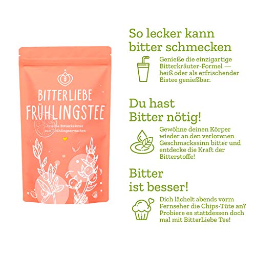 BitterLiebe® Teemanufaktur Frühlings Kräutertee lose 100g mit der Kraft der Bitterstoffe I Bitterkräuter, Holunder… – Bild 4