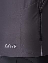 GORE WEAR Men's C3 Zip Jersey, Terra Grey/Black, XXL