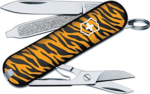 Victorinox swiss army classis sd animal prints multi tool (tiger)