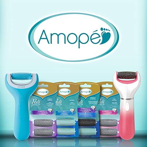 Amope Pedi Perfect Digital Foot File: Remove Hard Dead Skin with Diamond Crystals