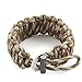 X-Plore Gear Survival Paracord 550 Bracelet Kit with Fire Starter, Scraper | Adjustable Closure for Secure Fit | for Hiking, Wilderness, Emergencies, Travel, Camping, Hunting (Army Camo)
