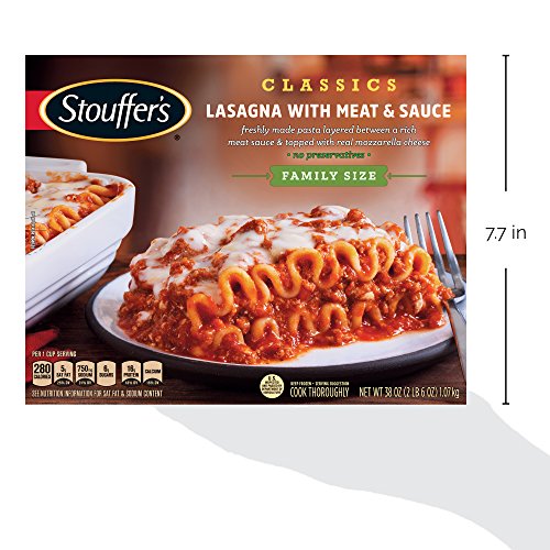 Stouffer's Meat Lasagna, 38 oz (Frozen) - Image 9