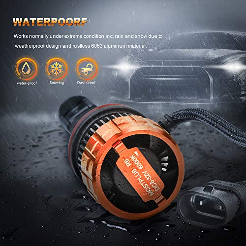 MOSTPLUS 8000 Lumens 80W/Pair9005+H11 AllinOne LEDTX1860 Chip