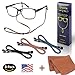 Eyeglasses Chains PREMIUM ECO LEATHER [Pack of 3 Cords + Cleaning Cloth] Eyeglass Chain | Cords| Holder | Retainer | Glasses Strap | Rope Lanyard Glasses Strings Necklace Holder For Car Glasses Hanger