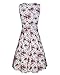 STYLEWORD Women's Sleeveless Summer Casual Floral Dress(Floral09,M)
