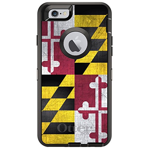 CUSTOM Black OtterBox Defender Series Case for Apple iPhone 6 Plus / 6S Plus (5.5