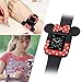 Clatune Polka Dots Soft Silicone Bumper Full Body Case Lovely Bowknot Protective Frame Cover Compatible with 42mm Apple Watch Series 3/2/1