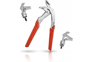 Heavy-Duty Car Clip Pliers & Trim Removal Tool – Spring-Loaded Fastener Remover for Auto Door Panels, Interior & Exterior Tri