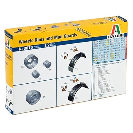 Italeri S Llantas y guardabarros para maqueta de coche escala :