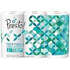 Amazon Brand - Presto! Flex-a-Size Paper Towels, Huge Roll, 6 count