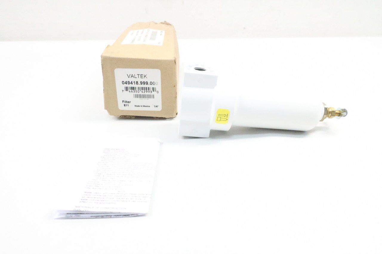VALTEK 049418.999.000 1/4IN NPT 250PSI Pneumatic Filter D625981 Industrial & Scientific