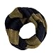 NSSTAR Fashionable Double Color Baby Infant Kids Toddler Unisex Boys Girls Weave Knitting Warm Neck Warmer with 1PCS Free Cup Mat Color Ramdon (Brown)