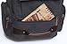 Aidonger Vintage Canvas Backpack Laptop Backpack Weekend Backpack (Black)