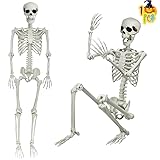 LUKBERA Posable Halloween Skeletons, 1Pcs 5.9ft