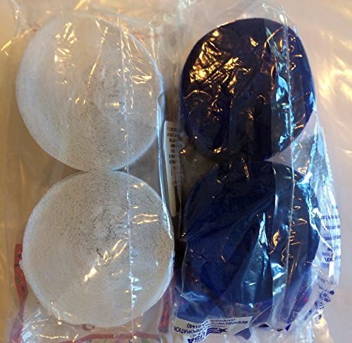 Hanukah Colored (Blue and White) Crepe Paper Streamers 4 Rolls Total 290 ft