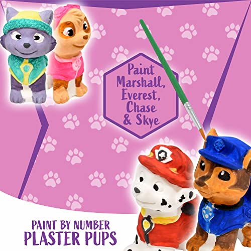 Paint Your Own Paw Patrol Figurines, Paintable Art Craft Set for Kids