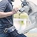 Large Reflective Dog Walking Training Treat Bag w/ Clicker Trainer and Safety Collar Light for Night Dog Walks - Built-in Poop Bag Dispenser - Carries Phone, Balls for Dogs, Treats - 3 Ways To Wear