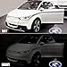 HD Projector Easy Installation Car Door LED Lighting Entry Laser Ghost Shadow Projector Welcome Lamp Logo Light 2 Pcs (BMW Logo)