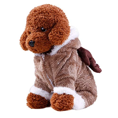 Dog Coats & Jackets - Pet Corduroy Jacket Velvet Dog Cloth Leg Pant Winter Coat Clothing Costume - Frump Firedog Bounder Detent Andiron Pawl Hound Textile Domestic Tail Material - 1PCs